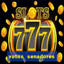 votos senadores impeachment moraes